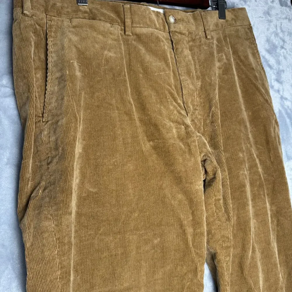 Polo Ralph Lauren Stretch Classic Fit Tan Corduroy Pants Mens 36x32